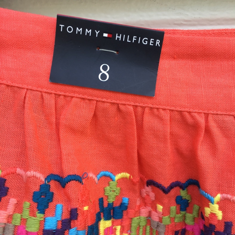 NWOT TOMMY HILFIGER BOHO SKIRT SIZE 8 - Picture 5 of 6